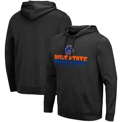 Sweat à capuche Colosseum Black Boise State Broncos Lantern pour homme