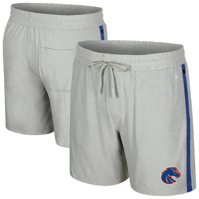 Short Mac gris Colosseum pour homme des Boise State Broncos