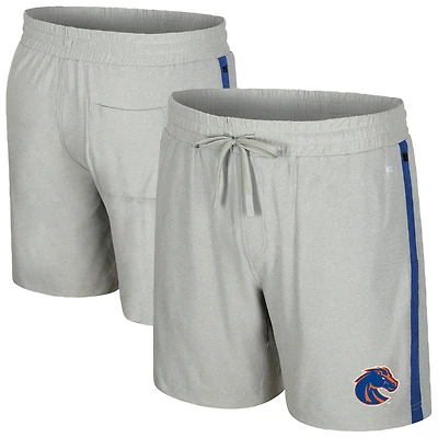 Men's Colosseum Gray Boise State Broncos Mac Shorts