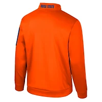 Veste polaire à quart de zip Mainframe orange Colosseum pour homme des Boise State Broncos