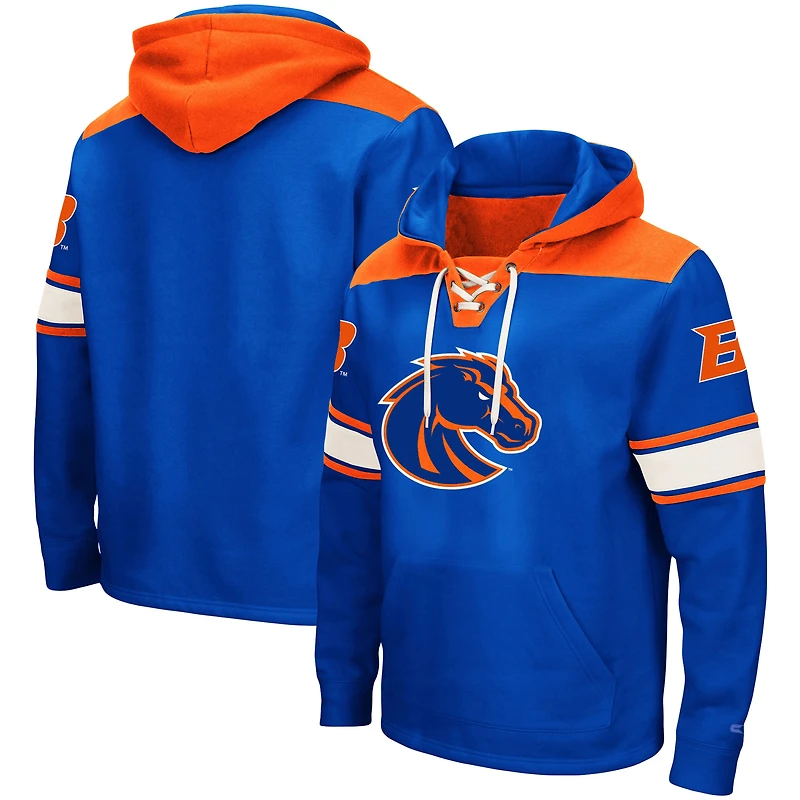 Sweat à capuche lacets Colosseum Royal Boise State Broncos 2.0 pour hommes