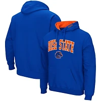 Chandail à capuchon Colosseum Royal Boise State Broncos Arch & Logo 3.0 pour hommes
