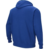 Men's Colosseum Royal Boise State Broncos Double Arch Pullover Hoodie