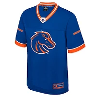 Men's Colosseum  Royal Boise State Broncos Nothing But The Hits Football Jersey