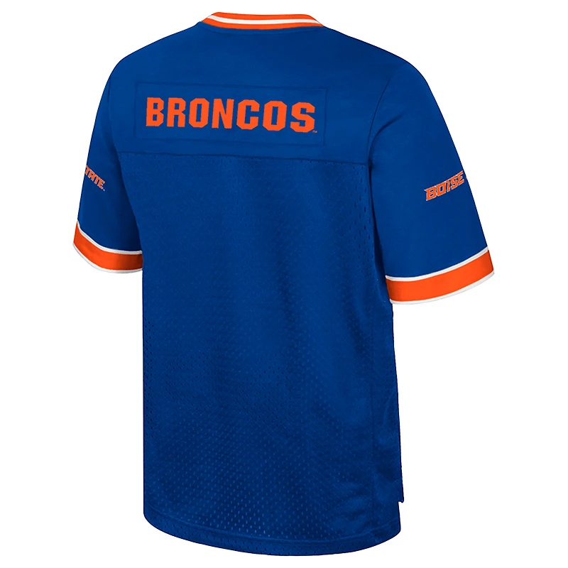 Men's Colosseum  Royal Boise State Broncos Nothing But The Hits Football Jersey