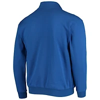 Men's Colosseum Royal Boise State Broncos Tortugas Logo Quarter-Zip Jacket