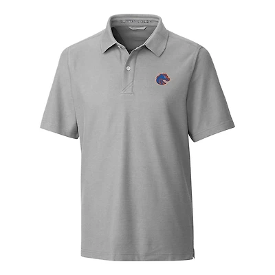 Men's Cutter & Buck Gray Boise State Broncos Big Tall Breakthrough Polo