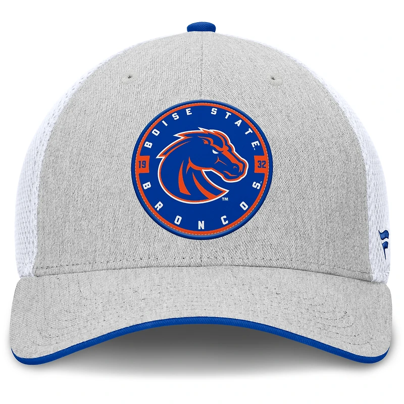 Men's Fanatics  Heather Gray Boise State Broncos Trigger Flex Hat