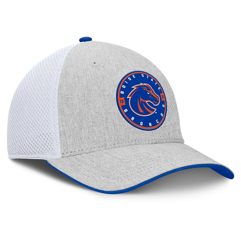 Men's Fanatics  Heather Gray Boise State Broncos Trigger Flex Hat