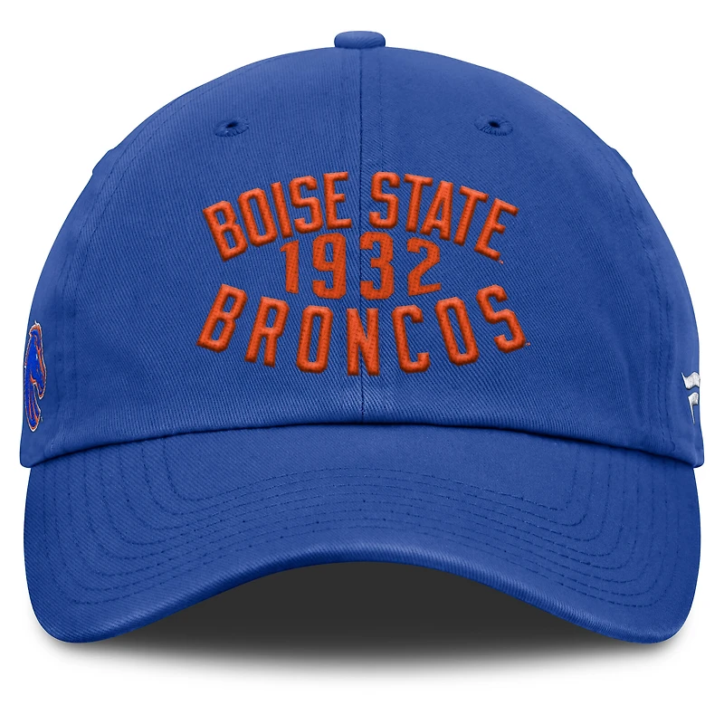 Men's Fanatics Royal Boise State Broncos Archer Adjustable Hat