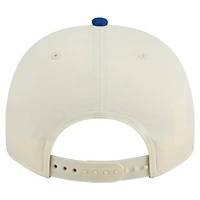 Men's New Era Cream/Royal Boise State Broncos Vintage Chainstitch 9FIFTY A-Frame Snapback Hat
