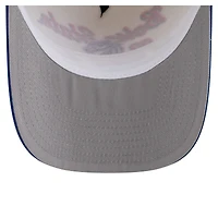 Men's New Era Cream/Royal Boise State Broncos Vintage Chainstitch 9FIFTY A-Frame Snapback Hat