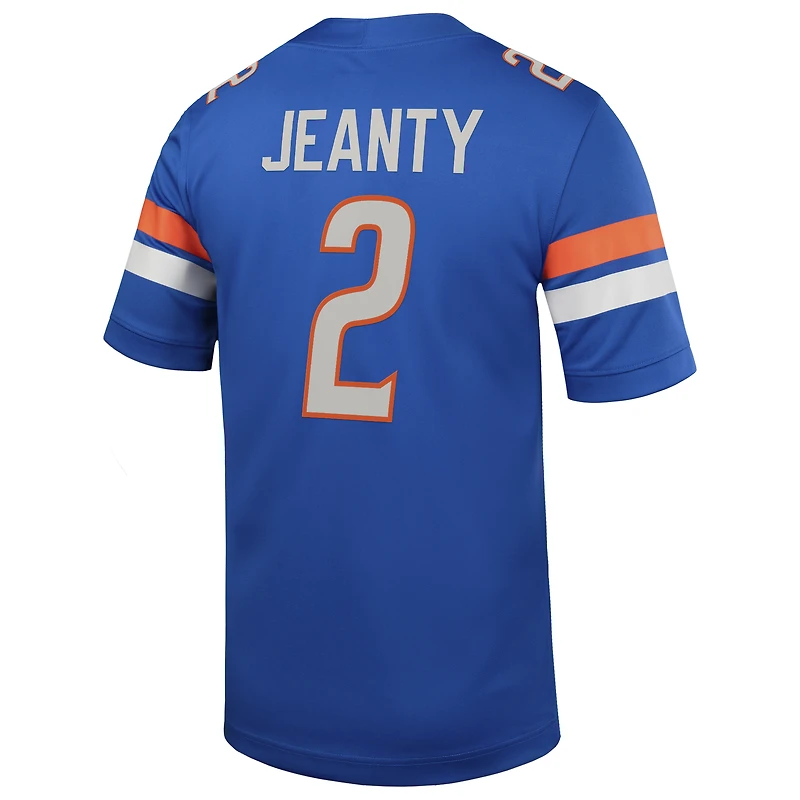 Maillot de football américain Nike Ashton Jeanty Royal Boise State Broncos NIL pour homme