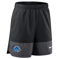 Short Nike noir pour homme Boise State Broncos 2025 Sideline Performance