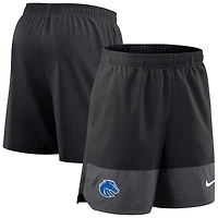 Short Nike noir pour homme Boise State Broncos 2025 Sideline Performance