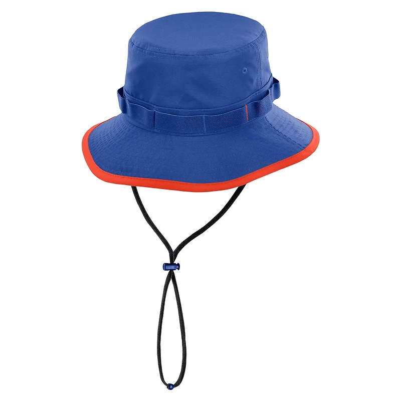 Chapeau bob Nike Royal Boise State Broncos 2024 Sideline Apex Performance Boonie pour homme