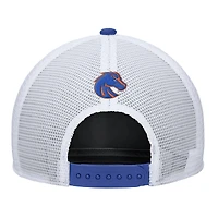 Men's Nike Royal Boise State Broncos 2025 On-Field Rise Trucker Performance Adjustable Hat