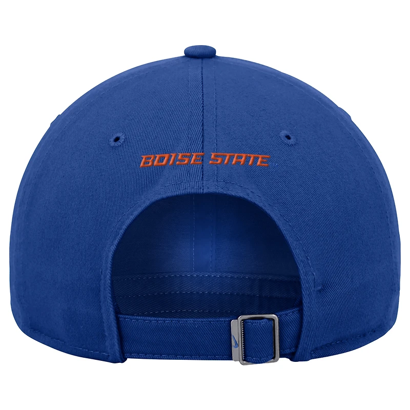 Men's Nike  Royal Boise State Broncos Club Adjustable Hat