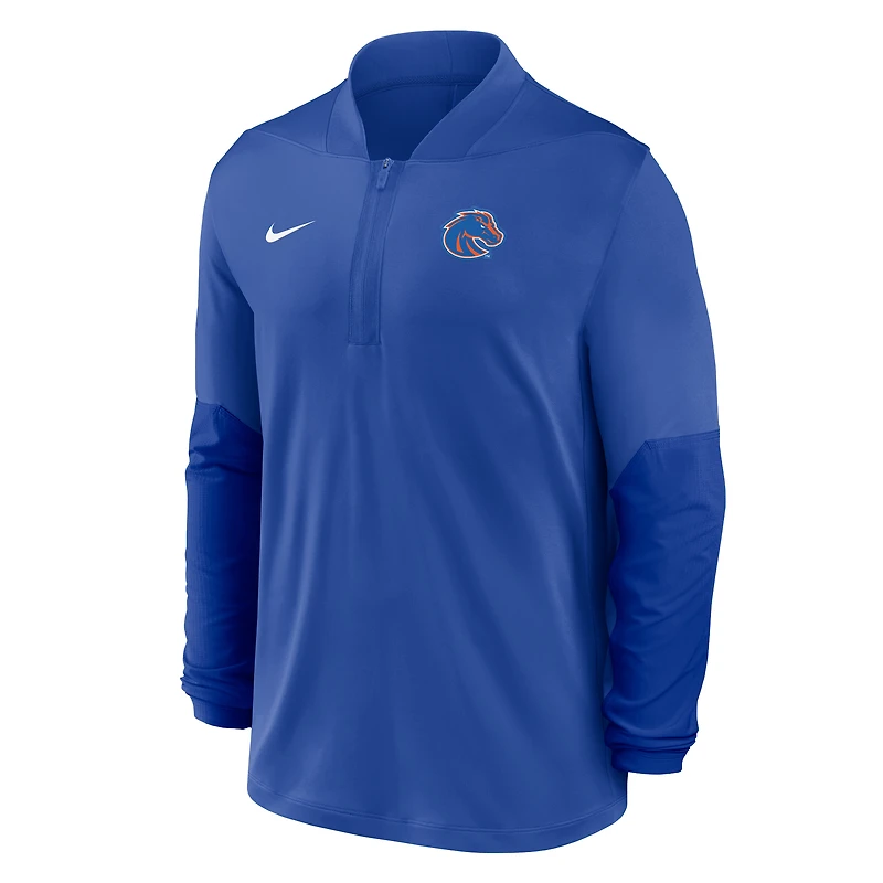 Men's Nike  Royal Boise State Broncos Dri-FIT Half-Zip Pullover
