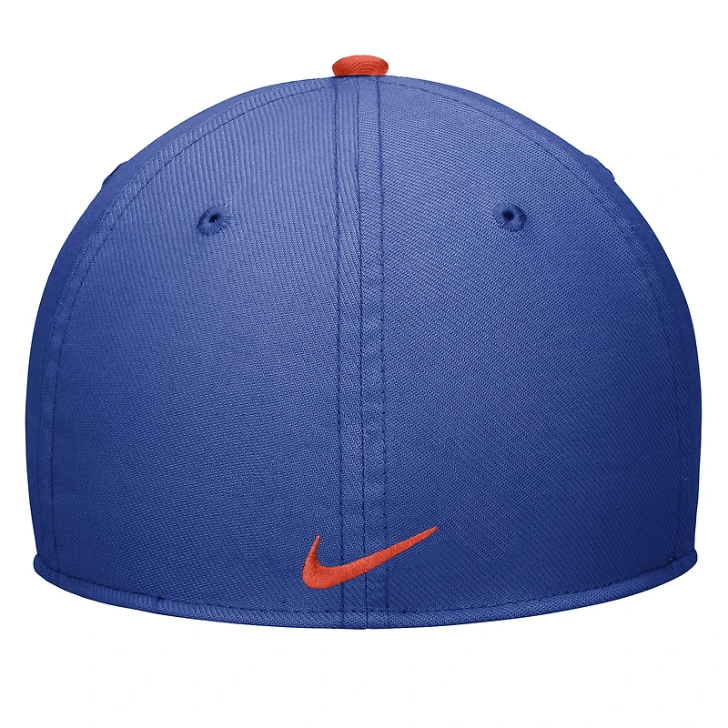 Casquette Nike Royal Boise State Broncos Rise Performance Flex pour homme