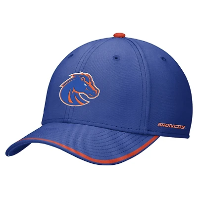 Casquette Nike Royal Boise State Broncos Rise Performance Flex pour homme