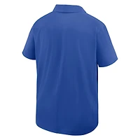 Men's Nike Royal Boise State Broncos Woven Polo
