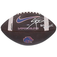 Spencer Danielson Boise State Broncos Autographed Game-Used Football vs. Appalachian State Mountaineers on September 27, 2025 with "Go Broncos!" Inscription