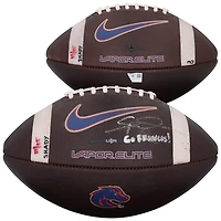 Spencer Danielson Boise State Broncos Autographed Game-Used Football vs. Utah State Aggies on November 28, 2025 with "Go Broncos!" Inscription