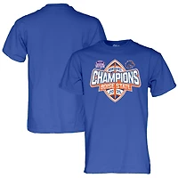 T-shirt unisexe bleu royal 84 Boise State Broncos, champions de football Mountain West 2025
