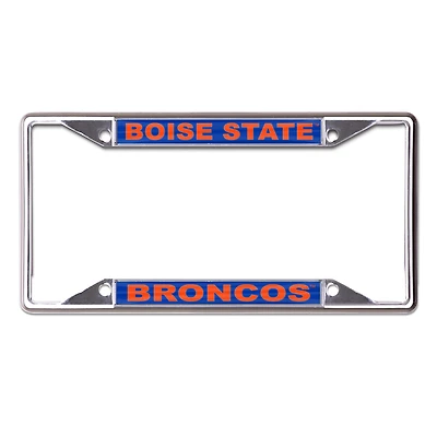 Cadre de plaque d'immatriculation en métal imprimé WinCraft Boise State Broncos
