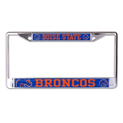 Cadre de plaque d'immatriculation en métal WinCraft Boise State Broncos S/L Mega Graphics