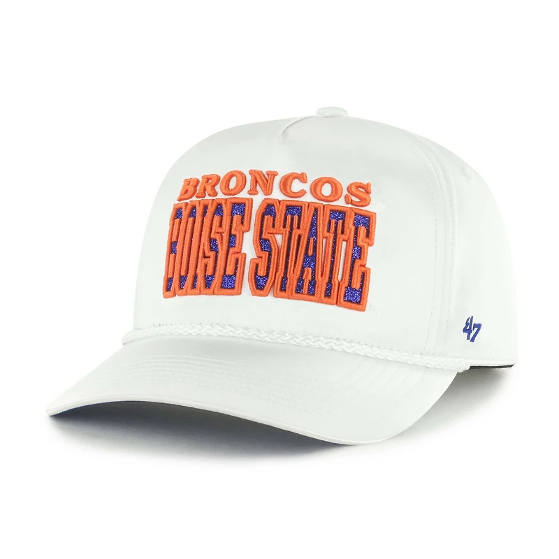 Women's '47 White Boise State Broncos Outspoken Hitch Adjustable Hat