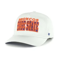 Women's '47 White Boise State Broncos Outspoken Hitch Adjustable Hat