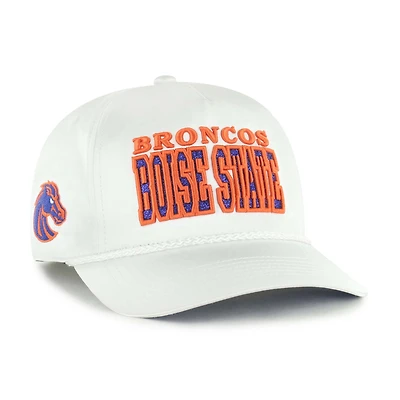 Casquette ajustable Outspoken Hitch blanche 1947 pour femme des Boise State Broncos