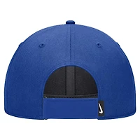 Casquette réglable Nike Royal Boise State Broncos 2024 Sideline Club pour jeune