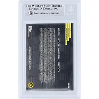 Carte authentifiée autographiée par Erling Haaland Borussia Dortmund Topps X BVB #25 BAS 2020