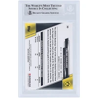 Carte authentifiée autographiée Topps Chrome #30 BAS 2021-22 du Borussia Dortmund par Erling Haaland