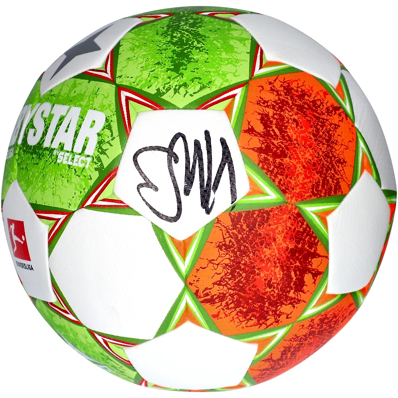 Erling Haaland Borussia Dortmund Logo dédicacé Ballon de football Bundesliga