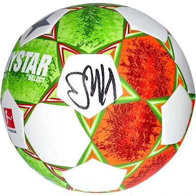 Erling Haaland Borussia Dortmund Logo dédicacé Ballon de football Bundesliga