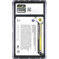 Carte recrue de Jobe Bellingham (Borussia Dortmund, saison 2025-2026, Topps Now UEFA CL) : fait ses débuts en Ligue des champions de l'UEFA (n° 12, authentifiée CGC 9.5).