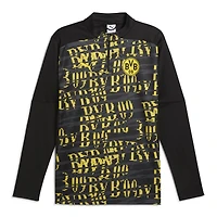 Men's Puma  Black Borussia Dortmund 2024/25 Pre-Match Quarter-Zip Top