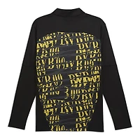 Haut d'avant-match Puma Black Borussia Dortmund 2024/25 pour homme avec fermeture éclair