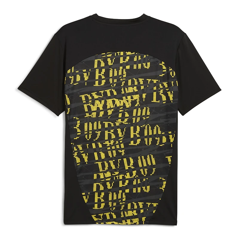 Maillot d'entraînement pré-match Puma Black Borussia Dortmund 2024/25 pour homme