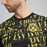 Maillot d'entraînement pré-match Puma Black Borussia Dortmund 2024/25 pour homme