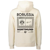 Men's Cream Borussia Dortmund Fashion Pullover Hoodie