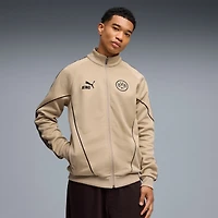 Veste zippée intégrale Puma beige Borussia Dortmund King Anthem dryCELL pour homme