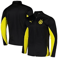 Veste d'entraînement entièrement zippée Puma noir Borussia Dortmund 2024/25 dryCELL pour homme