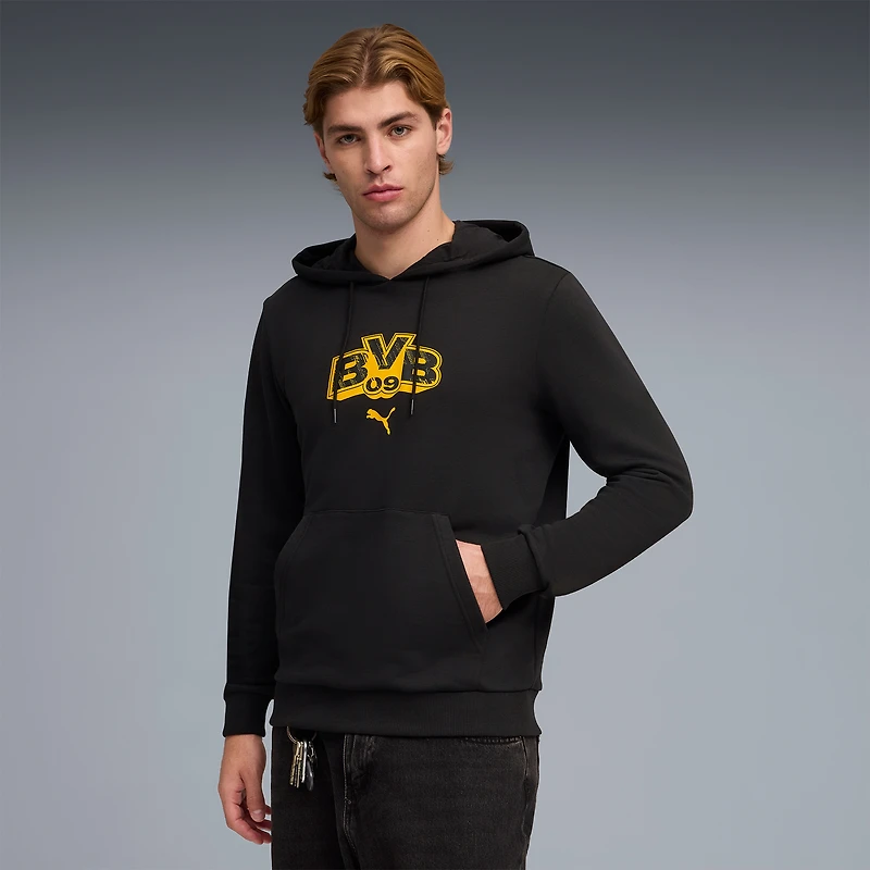 Men's Puma Black Borussia Dortmund ftblCulture Hoodie