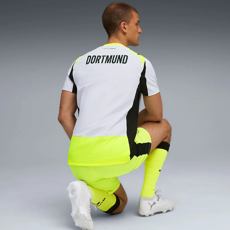 Maillot authentique extérieur Puma gris Borussia Dortmund 2025/26 pour homme