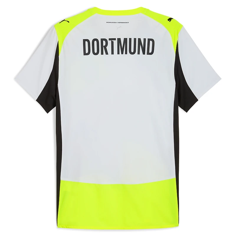 Maillot authentique extérieur Puma gris Borussia Dortmund 2025/26 pour homme